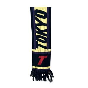 Art Class Tokyo Circuit Fringed Knit Acrylic Scarf #1